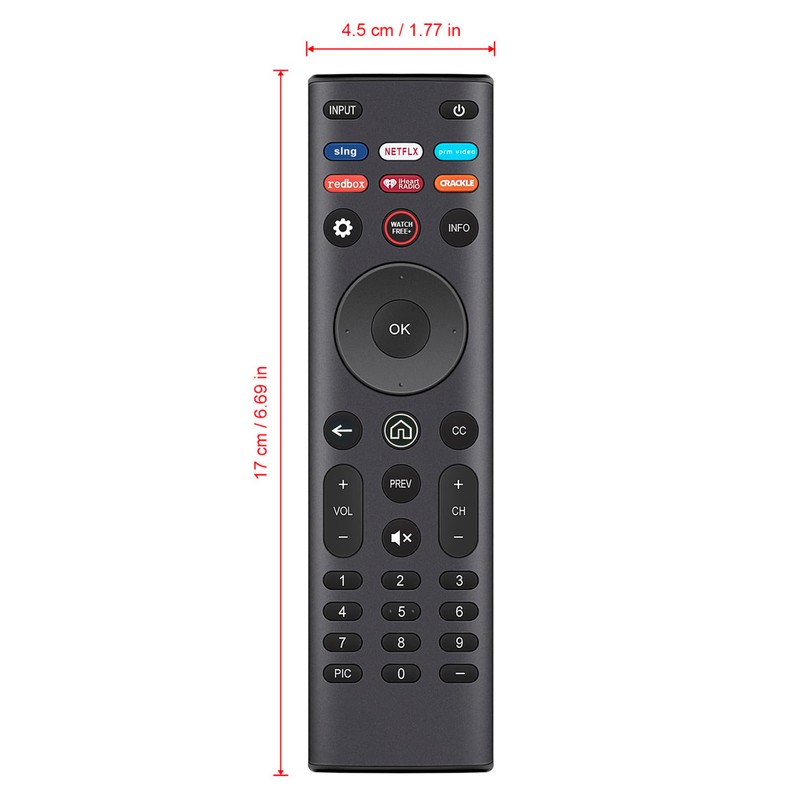 Universal XRT140 Replacement Remote Control Compatible with VIZIO Smart TV,