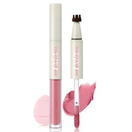 Noerrors Blush Freckle Pen for Natural Faux Freckles, 2 in 1 Fake Freckle Stamp Soft Pink Blusher for Lifelike Sunkiss Makeup Waterproof Long Wear Fake Freckles Stain Maker with Puff #01