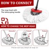6 Pack Mop Replace Head Compatible with O Cedar EasyWring
