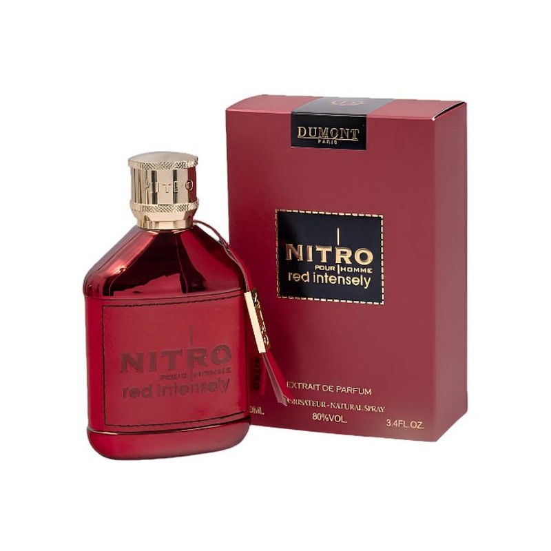 Dumont Nitro Red Intensely For Men 3.4 Oz Extrait De