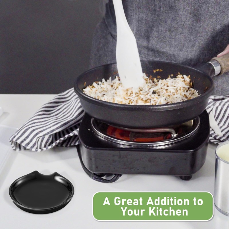 Irenare 8 Pcs Ceramic Spoon Rest for Stove Top 3.74