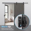 Mixizigoz Barn Door Lock, 90/180 Degree Flip Door Locks, Protect