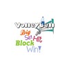 CafePress Volleyball Dig Set Hit Block Win! Bumper Sticker 10"x3"