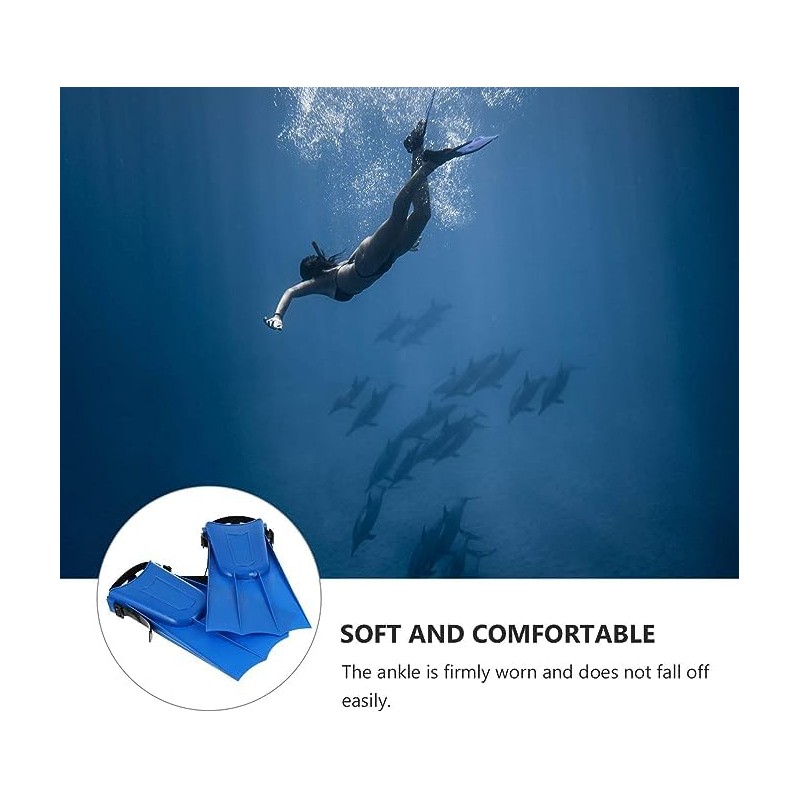 2 Pcs Adjustable Swim Fins for Kids Premium Swimming Flippers