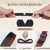 NUBILY Cinturones Hombre Piel Cinto Ajustable 125cm con Hebilla Automática