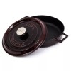 LAVA Premium Multipurpose Round Cast Iron Dutch Oven 11 in