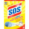 S.O.S Steel Wool Soap Pads, 18 Count