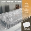 Vindafjord Clear Plastic Moving Sofa Couch Furniture Storage Covers