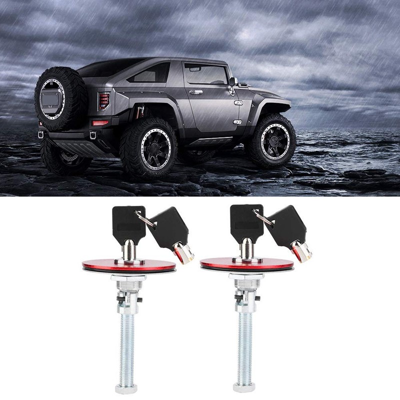 Acouto Car Hood Lock Pin Aluminum Alloy Universal Engine Hood
