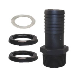 Generic Barrel Duct Rain Barrel Hose Nozzle IBC Tank Duct for Water Tanks, 38mm