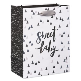 Papyrus 9" Medium Gift Bag (Sweet Baby) for Baby Shower, Baby Sprinkle, Baby's 1st Birthday and All Baby Occasions (1 Bag)