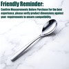 Wenkoni Serving Spoons,Thick Heavy 18/10 Stainless Steel Buffet Serving Spoons,Dishwasher