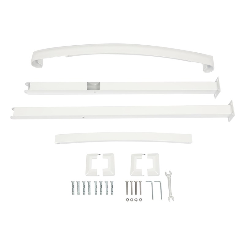 KUAFU 3FT Step Hand Rail for Outdoor Steps Compatible with