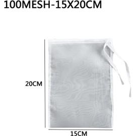 White Nut Milk Bag Reusable Cheesecloth Bags For Straining Almond Soy Milk Strainer For Cold Brew Coffee Tea Beer Juice Fine Nylon Mesh Cheese Cloth Food Strainers