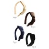 Vingtaine HK-90a-BK Asymmetrical Ribbon Headband for Weddings, Afterparties, Head Accessories,