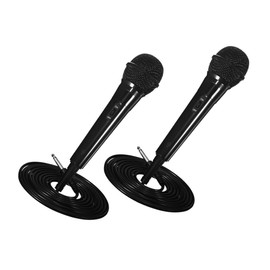 Levemolo 2pcs Handheld Wired Microphone Dynamic Vocal Mic for Singing Music Recording Ktv Speaker Mixer Amplifier Sound Plug Play Stylish Design