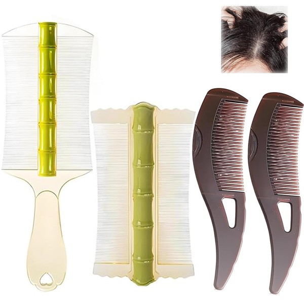 ZQuintuplian Dandruff Comb,Lice Combs Head Lice Comb Remover Dandruff Brush
