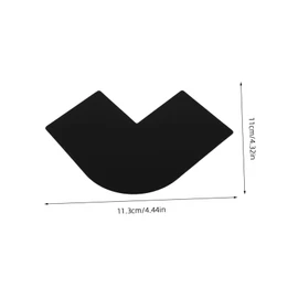 Gogogmee Hairline Design Card Beard Hairline Enhancing Card Barber Enhancement Hairline Shaping Tool Enhancement Card for Barbers Barber Tools Hair Line up Tools Barber Card Black PVC