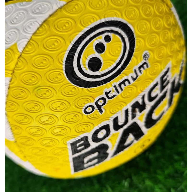 Optimum Rugby Bounce Back Solo Skills Ball - Balanced, Responsive,