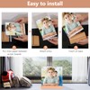 Andchi 4pcs Table Display Stand Acrylic Sign Holders, L-Shape Table
