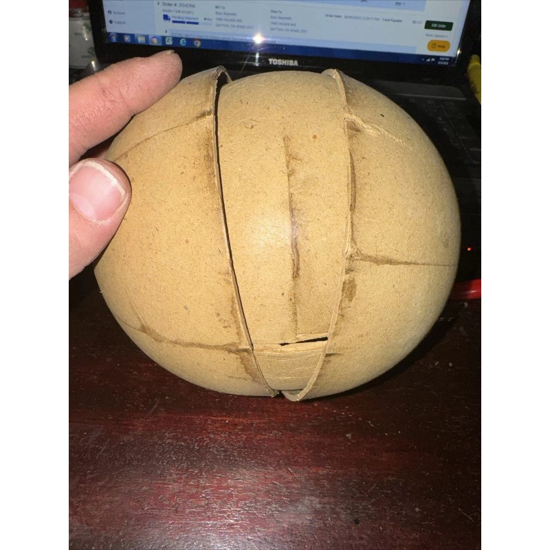 lidu 4" Paper Firework Ball Shell Nesting Hemispheres 4 part