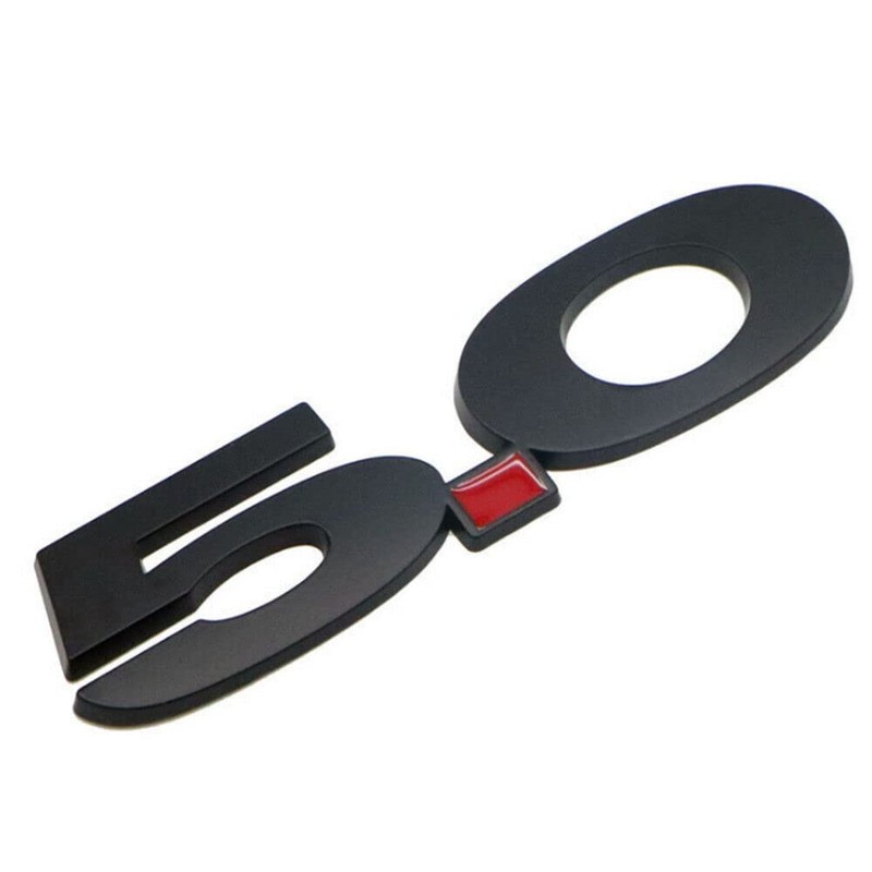 Pair Set 5.0 Liter Door Fender Emblem Badge Right Left