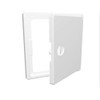 15cm x 15cm White Inspection Door Access Door Swivel Handle
