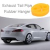 KAIAIWLUO Exhaust Pipe Hanger,4 PCS Vehicle Mounting Rubber Hanger Bracket