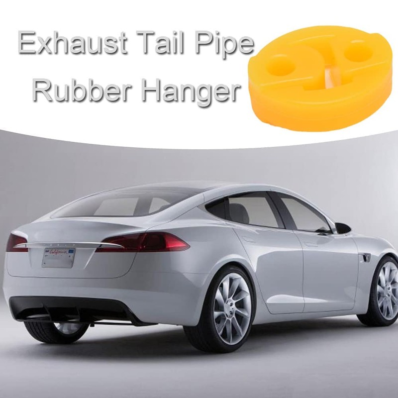 KAIAIWLUO Exhaust Pipe Hanger,4 PCS Vehicle Mounting Rubber Hanger Bracket