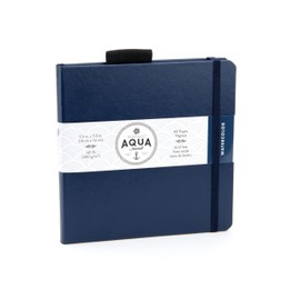 Pentalic Art Wasserfarben-Tagebuch, weiß, 5-1/2-inch x 5-1/2-inch, 48 Page Journal