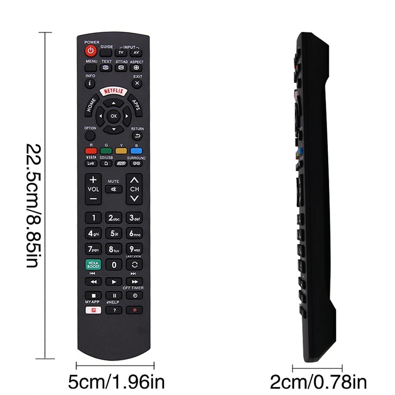 SIUMAL SIUMAL Replacement Panasonic TV Remote Control for All Panasonic
