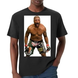 Quinton Rampage Jackson - Premium Men's Crewneck T-Shirt – Soft, Comfortable & Stylish Everyday Wear PTR #G314110, Black, XX-Large