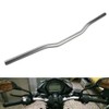 22mm Diameter Aluminum Alloy Retro Motorcycle Modified Handlebar Flat Gray