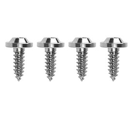 Wanyifa Titanium M4 M5 15 17 20mm Self Tapping Screw Torx Head Motorcycle Bolt Pack of 4 (M5x15mm, Normal Titanium)