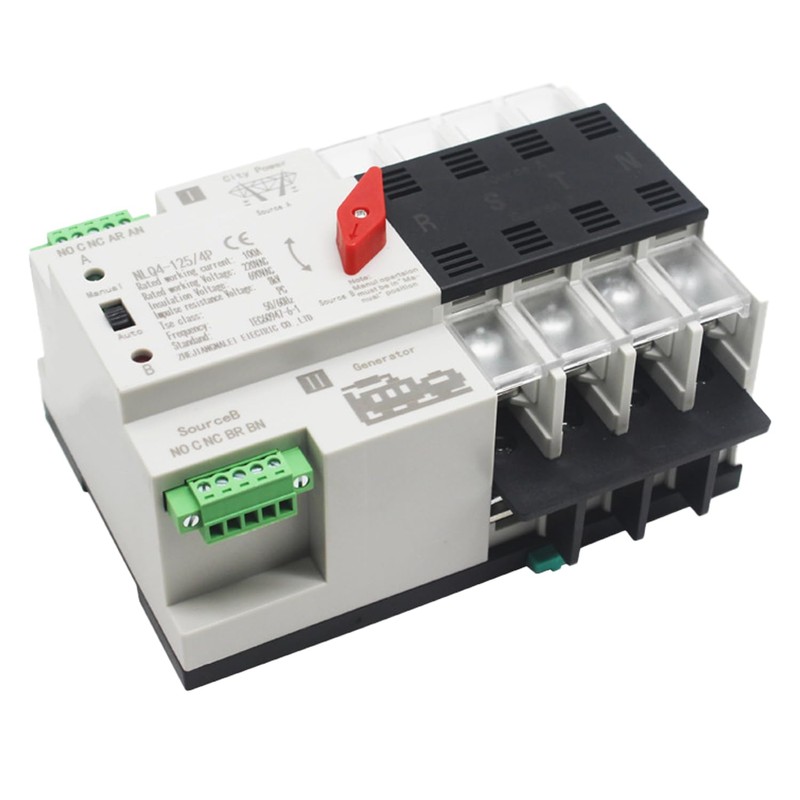 XINTAIHELE Mini ATS Automatic Transfer Switch Dual Power Changeover Switch