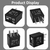 4-Pack Automotive Relay 8T2T-14B192-AB 12VDC 4-Pin Plug-in Replacement Compatible with