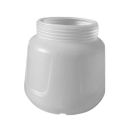 Colcolo 1L Paint Cup Storage Container Accessory White with Thread for Sprayer Versatile