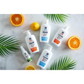 Kiss My Face Kids Hand Soap - Citrus Scent - Cleanse And Hydrate Skin - Vegan & Cruelty-Free - Easy To Use Hand Soap Pump - Added Tea Tree And Aloe - 9 fl oz Bottle