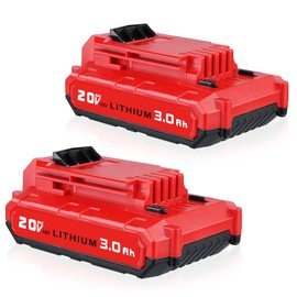 VANTTECH 3.0Ah 20 Volt PCC680L PCC682L Battery Compatible with Porter Cable 20V Battery Lithium PCC680L PCC681L PCC685L PCC685LP 20V Cordless Power Tools Battery 2 Pack