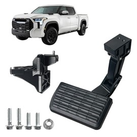 Bed Step Tailgate Step Compatible with Toyota Tundra 2022 2023 2024 2025 2026 Folding Truck Step, Retractable Truck Step Replace PTS30-34000 Rear Bumper Tailgate Step