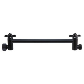 8" Shower Arm Extension, Adjustable Height and Angle Oil Rubbed Bronze Finish - By PlumbUSA