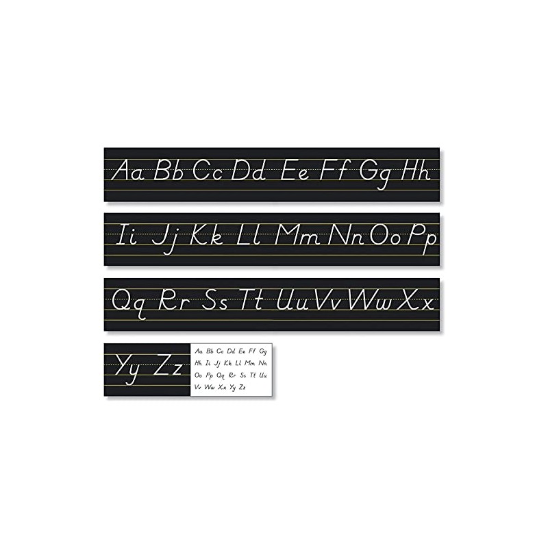 North Star Teacher Resources Black Modern Manuscript Alphabet Line (NST9032)
