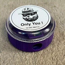 Smokey The Bear Pencil & Sharpener Prevent Wildfires Purple  [P1]