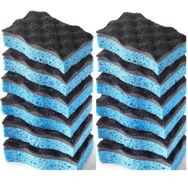 O-Cedar Scrunge Heavy-Duty Scrub Sponge | Odor-Resistant, Multi-Surface Scrubbing Sponge | Lasts 20% Longer Than Regular Sponges, 6 Count (Pack of 2)