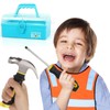 QeeHeng Kids Real Tool Set - 20Pcs Construction Tool with