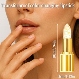 Color Changing Lipstick, Transferproof Lipstick color Changing with Long Lasting Moisturizing, Suitable for Daily Wear and Special Occasions (8.1 * 2.6 * 2.6 CM)