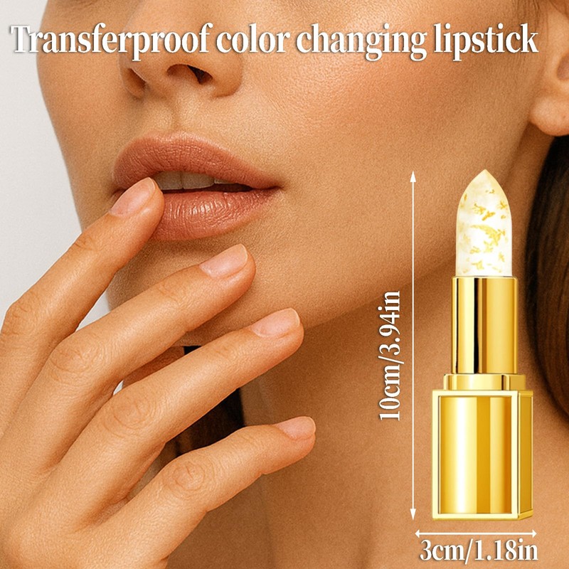 Color Changing Lipstick, Transferproof Lipstick color Changing with Long Lasting