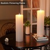 BUTHY 14" x 4" Large Outdoor Candle with Timer Waterproof