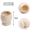 XineYuor 8pcs Wooden Egg Holder Cocque Decorations Egg Containers Perfect