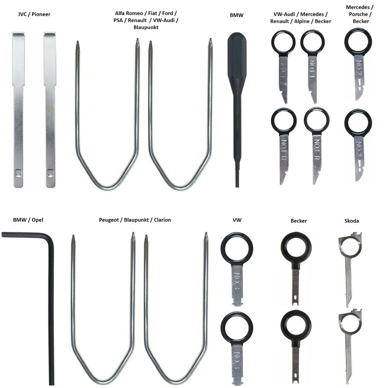 maxxcount Release Shackle and Mounting Set 20-Piece in Plastic Folder,